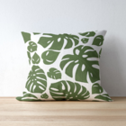 Capa De Almofada Para Sofá Sala 40x40 Costela De Adão Branco