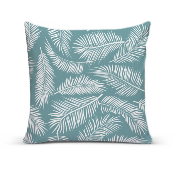 Capa De Almofada Para Sofá Sala 40x40 Floral Plantas Verde