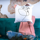 Capa De Almofada Para Sofá Sala Decorativa 40x40 Feminino Bra