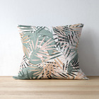 Capa De Almofada Para Sofá Sala Decorativa 40x40 Floral Branco