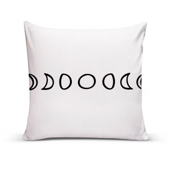 Capa De Almofada Para Sofá Sala Decorativa 40x40 Lua Fases Br