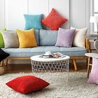 Capa De Almofada Pelucia 43 X 43 Cm Kit 2 Peças Ci