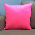 Capa De Almofada Pelucia Rosa 45x45