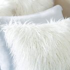 Capa De Almofada Peluda Crua 45x45
