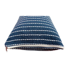 Capa de Almofada Pesponto Azul Marinho 30X51cm