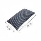 Capa de Almofada Pesponto Escuro 30X50cm