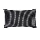 Capa de Almofada Pesponto Preto 30X50cm