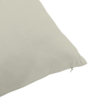 Capa de Almofada Quadrado Pharell Poliéster e Algodão Bege 60x60cm