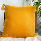 Capa De Almofada Quadrada Em  Veludo