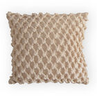 Capa De Almofada Quadrada Macramê Com Corda - Cru