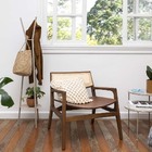 Capa De Almofada Quadrada Macramê Com Corda - Cru