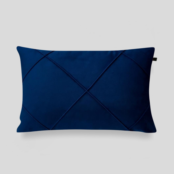Capa De Almofada Retangular Azul Marinho 30x45