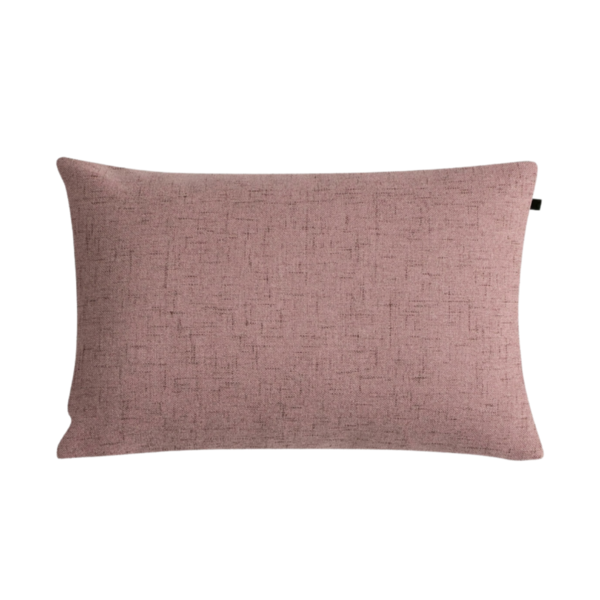 Capa De Almofada Retangular Lisa Linho Rosa 30x45 Cm