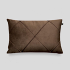 Capa De Almofada Retangular Marrom 30x45