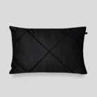 Capa De Almofada Retangular Preto 30x45
