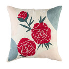 Capa De Almofada Rosales 45x45  Camelia