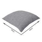 Capa de Almofada Quadrada Saturno Cinza 43x43cm