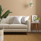 Capa de Almofada Serena Cinza e Crú 45x45cm