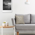 Capa de Almofada Jacquard Soler Geo Bege 45x45cm Inspire