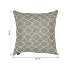 Capa de Almofada Jacquard Soler Geo Bege 45x45cm Inspire