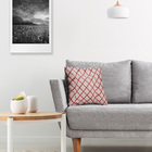 Capa de Almofada Jacquard Soler Medalha Vermelha 45x45cm Inspire