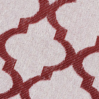 Capa de Almofada Jacquard Soler Medalha Vermelha 45x45cm Inspire