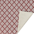 Capa de Almofada Jacquard Soler Medalha Vermelha 45x45cm Inspire