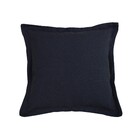 Capa de Almofada Solid Preto 50X50cm