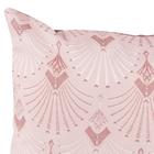 Capa de Almofada Suede Abstrato Rosé Veludo 43x43cm Inspire