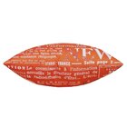 Capa De Almofada Suprema News Laranja 44x44cm