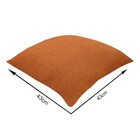 Capa de Almofada Quadrada Terracota 43x43cm