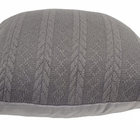 Capa De Almofada Textura 43 X 43 Cm Jogo 2 Pçs - Cinza