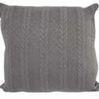 Capa De Almofada Textura 43 X 43 Cm Jogo 2 Pçs - Cinza
