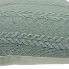 Capa De Almofada Textura Luxo Verde 43 X 43 Cm