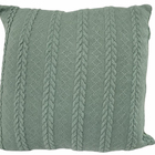 Capa De Almofada Textura Luxo Verde 43 X 43 Cm