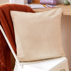 Capa de Almofada Retangular Tony Poliéster Bege 30x50cm