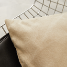 Capa de Almofada Retangular Tony Poliéster Bege 30x50cm