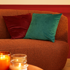 Capa de Almofada Quadrado Tony Poliéster Verde 60x60cm