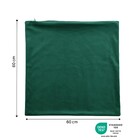 Capa de Almofada Quadrado Tony Poliéster Verde 60x60cm