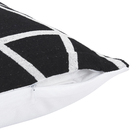 Capa de Almofada Triângulos Preto 43x43cm