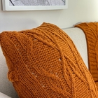 Capa De Almofada Tricot Luna Cobre