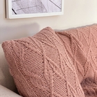 Capa De Almofada Tricot Luna Cobre