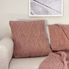 Capa De Almofada Tricot Luna Cobre