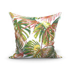 Capa De Almofada Tropical Verde Atlanta Tecido Jacquard 45cm