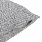Capa de Almofada Twist Jacquard Liso Cinza 43x43cm Inspire