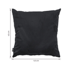 Capa de Almofada Veludo Inca Preta 43x43cm Inspire