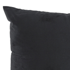 Capa de Almofada Veludo Inca Preta 43x43cm Inspire