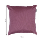 Capa de Almofada Veludo Inca Vinho 43x43cm Inspire