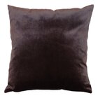 Capa De Almofada Veludo Marrom 45x45