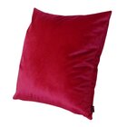 Capa De Almofada Veludo Vermelho 45x45